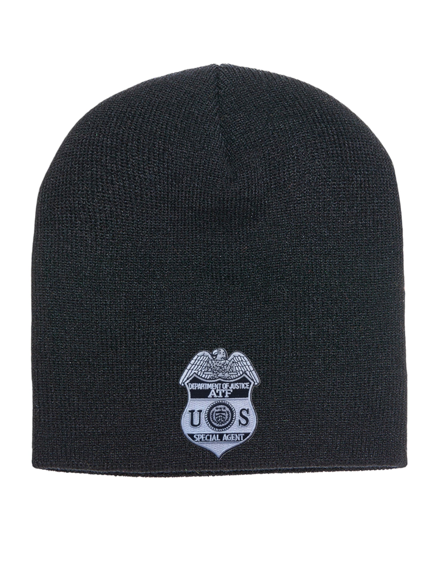 ATF SPECIAL AGENT BADGE SKULL KNIT BEANIE