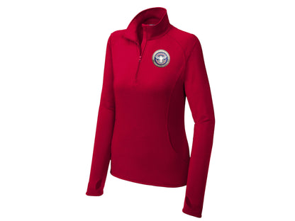 TSA INSIGNIA WOMEN'S SPORT TEK SPORT WICK STRETCH 1/2 ZIP PULLOVER-LST850