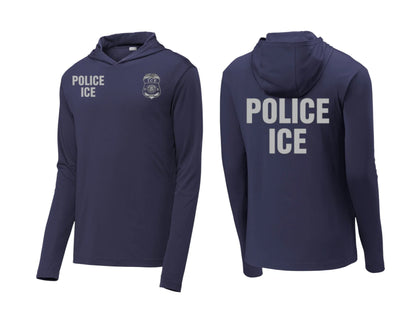 POLICE ICE WICKING HOODED PULLOVER-ST358