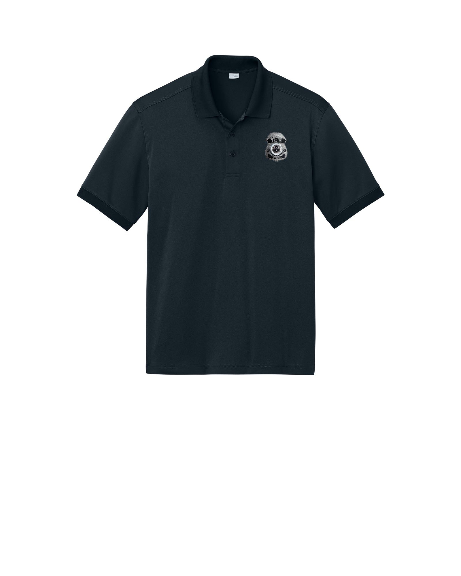 CS450 WORKWEAR PRO POLO WITH ICE OFFICER BADGE – Sally's Cop Shop