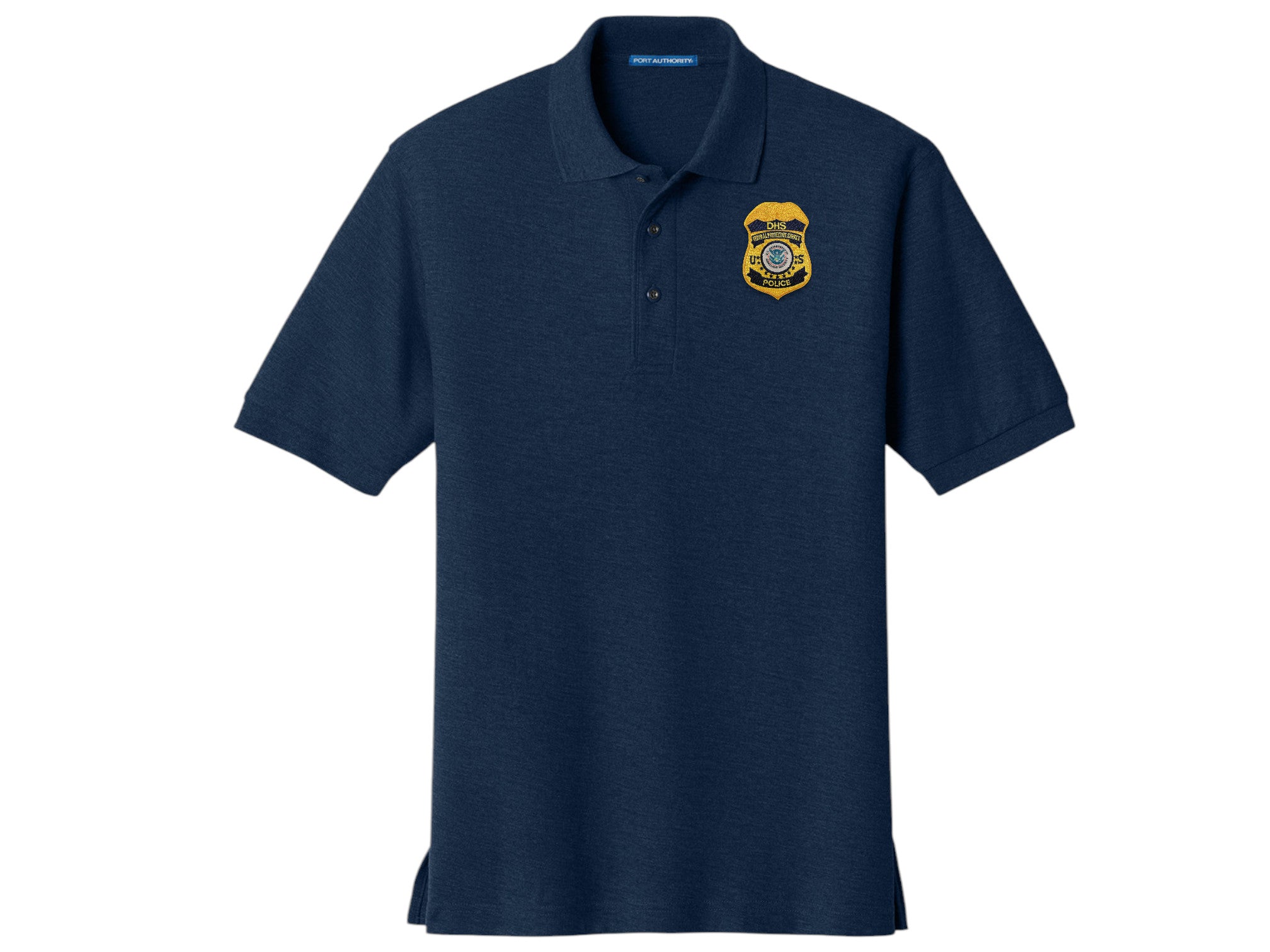 MEN'S DHS FPS BADGE PORT AUTHORITY POLO - K500 – Sally's Cop Shop