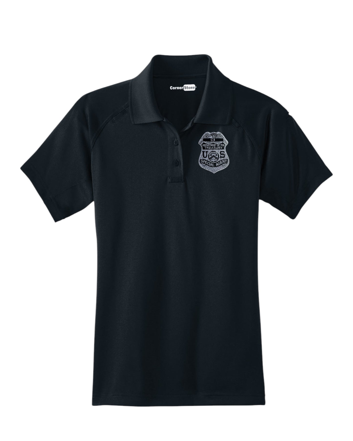 WOMEN'S IRS CI S/A BADGE POLO-CS411