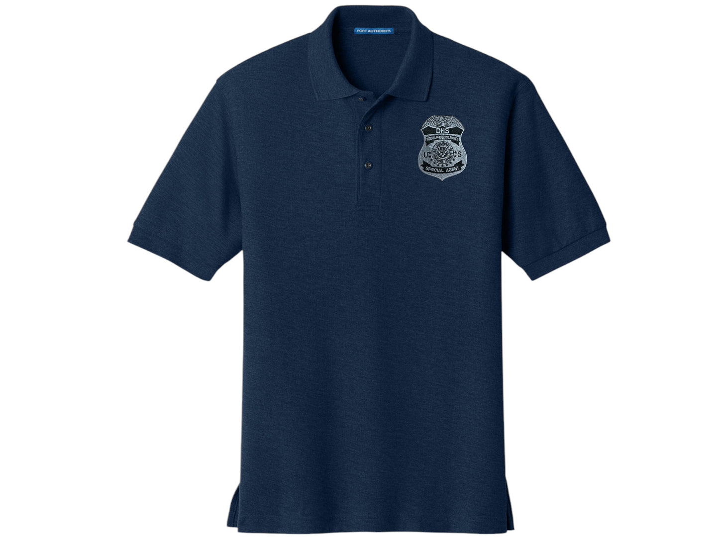 MEN'S DHS FPS BADGE PORT AUTHORITY POLO - K500