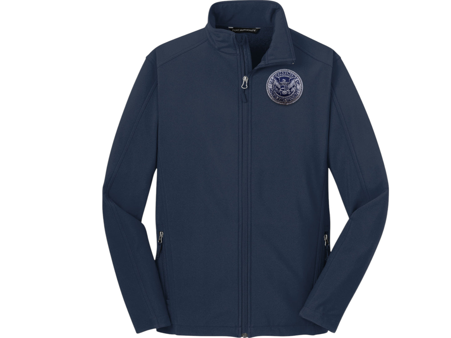MEN'S SOFT SHELL JACKET DHS SEAL EMBROIDERED