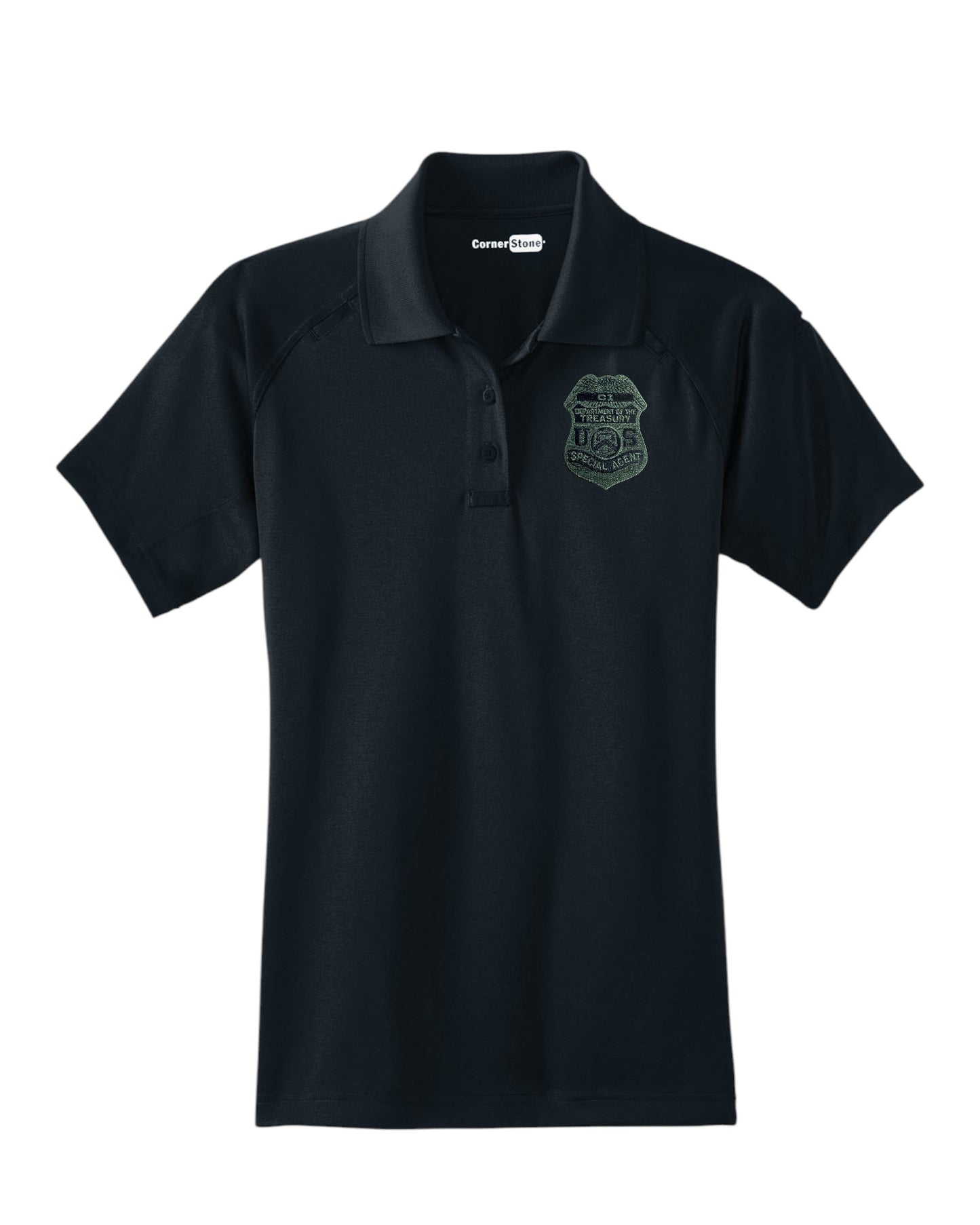 WOMEN'S IRS CI S/A BADGE POLO-CS411