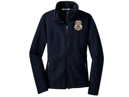 WOMEN'S DHS FPS BADGE FLEECE FULL ZIP JACKET-L217
