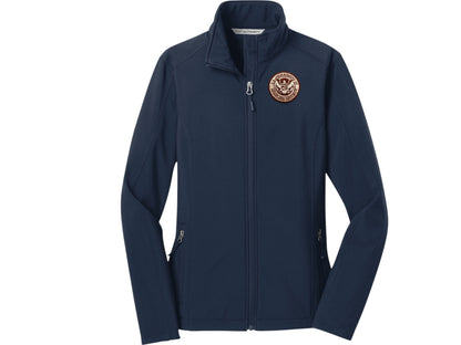 WOMEN'S SOFT SHELL JACKET DHS SEAL EMBROIDERED