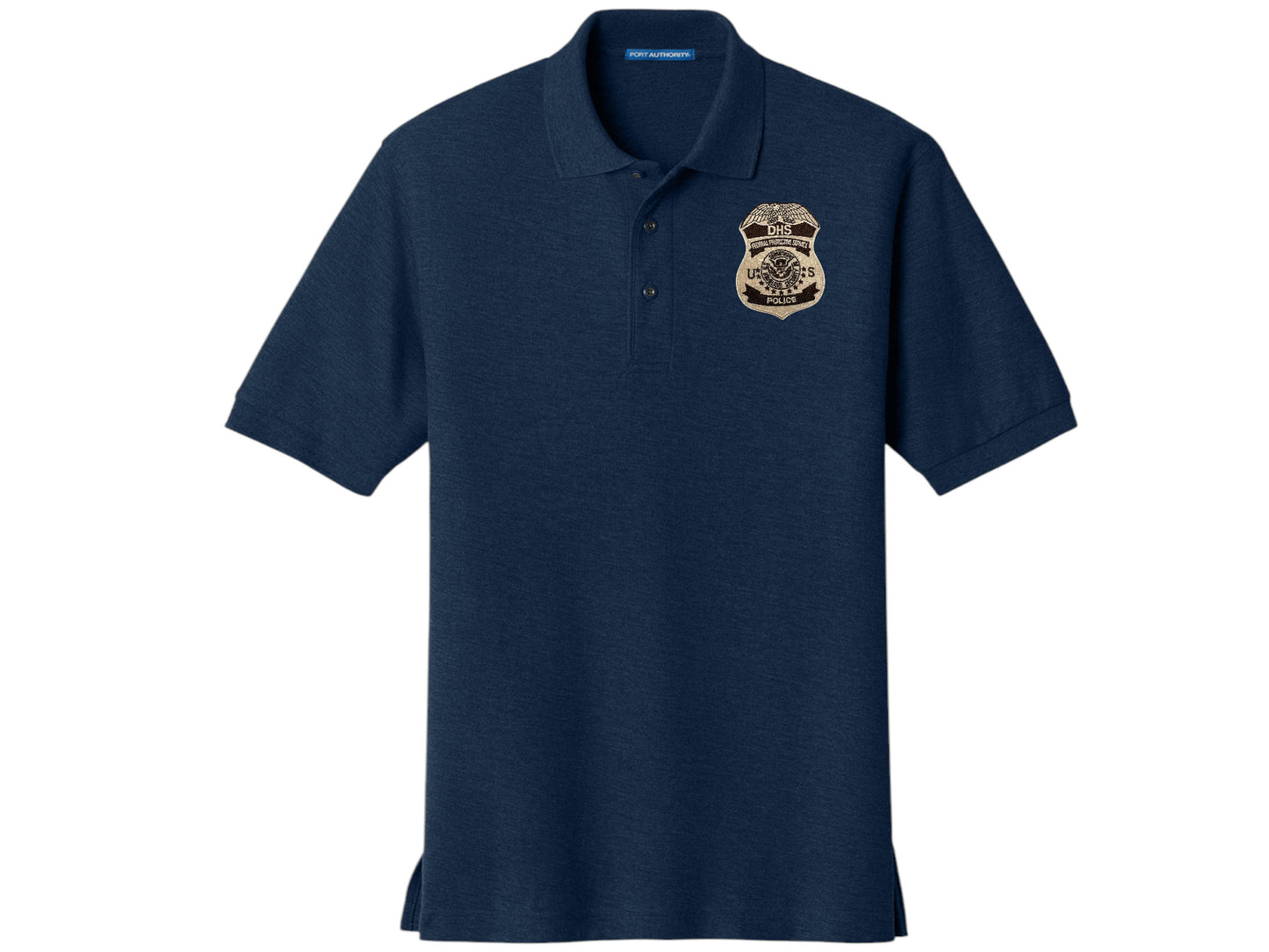 MEN'S DHS FPS BADGE PORT AUTHORITY POLO - K500