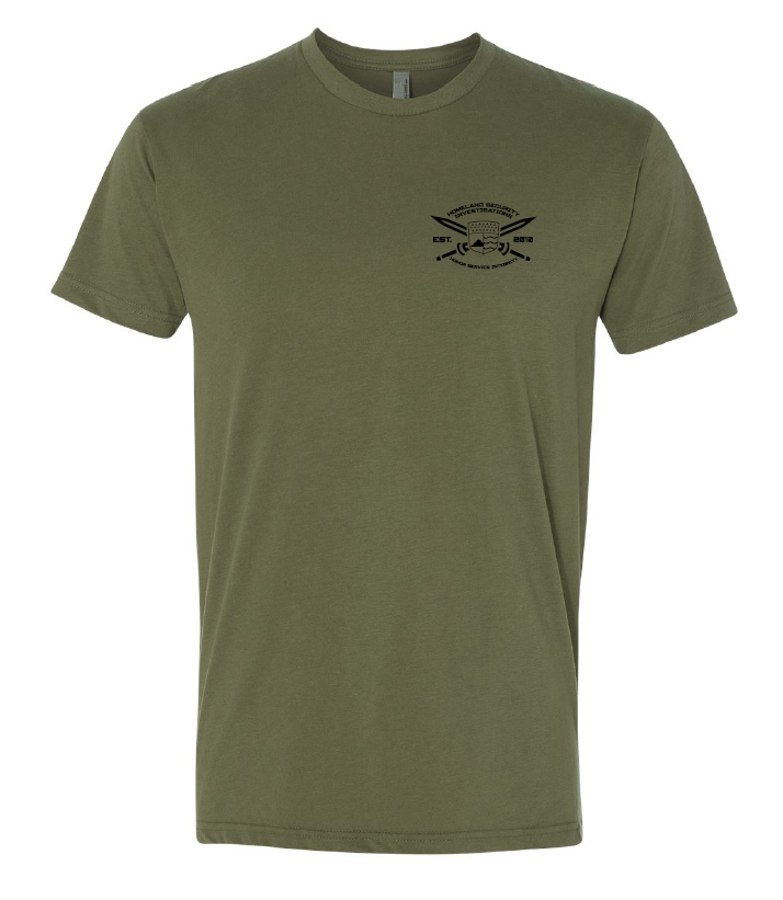 *NEW* HSI I AM THE STORM T-SHIRT-MILITARY GREEN