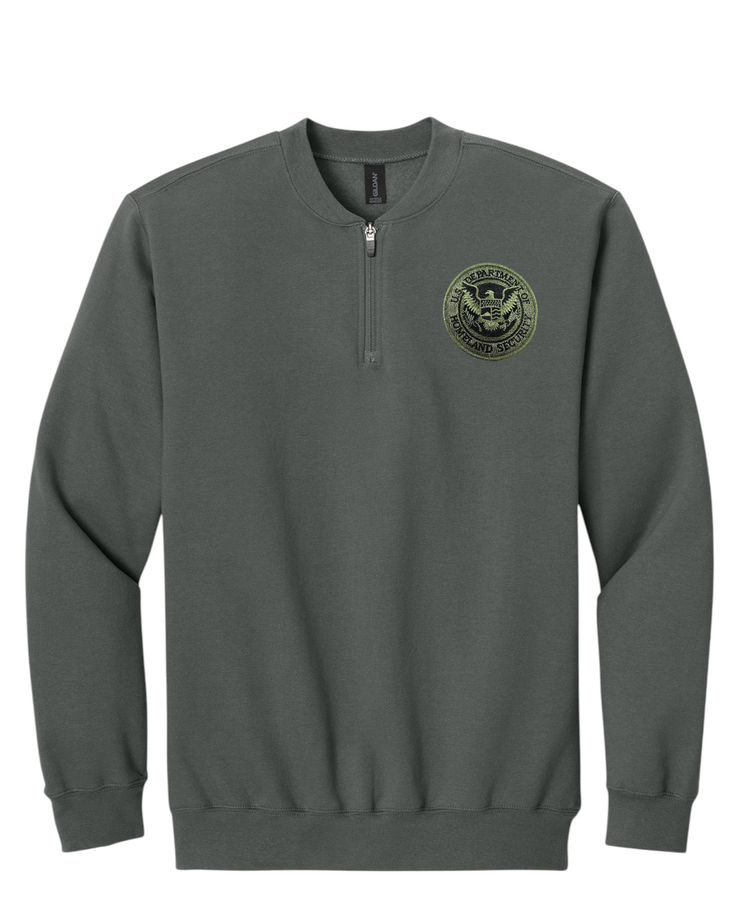 DHS SEAL GILDEN SOFTSTYLE MIDWEIGHT FLEECE 1/4 ZIP: SF008