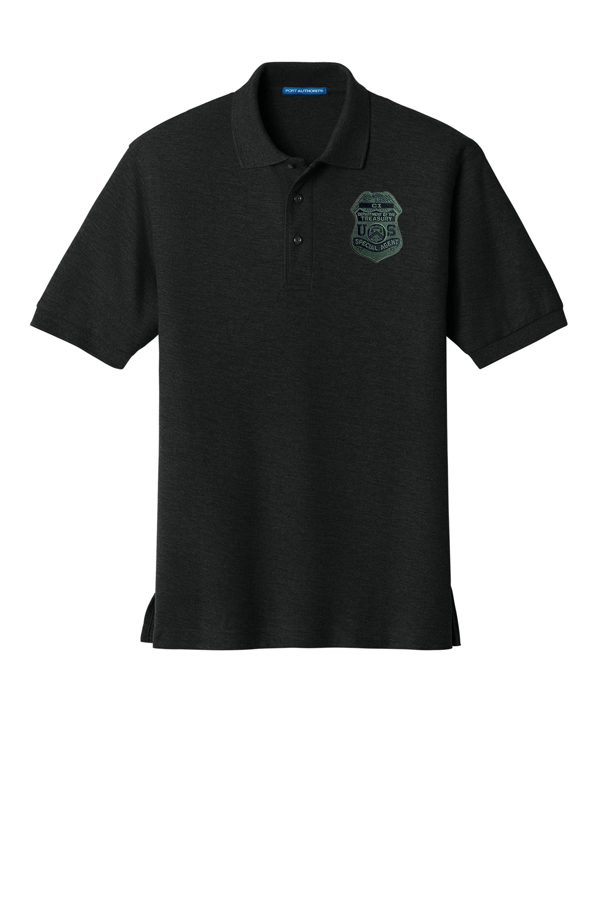 MEN'S IRS CI S/A BADGE PORT AUTHORITY POLO - K500