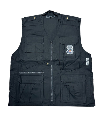 CLEARANCE: SCS TACTICAL VEST-BLACK
