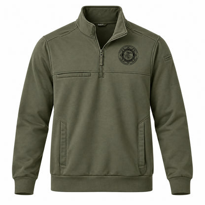 5.11 JOB SHIRT 1/4 ZIP 2.0 WITH W/ BLACK BOP BADGE