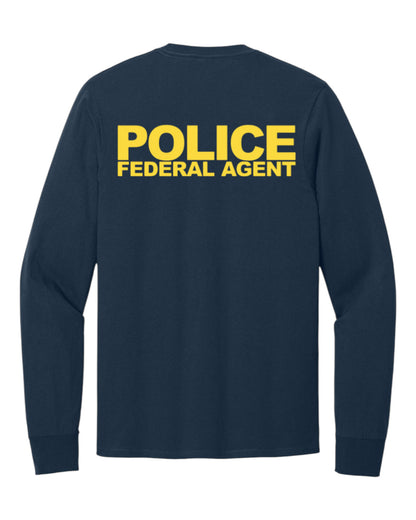 MEN'S VA OIG BADGE L/S CORE COTTON TEE-PC54LS