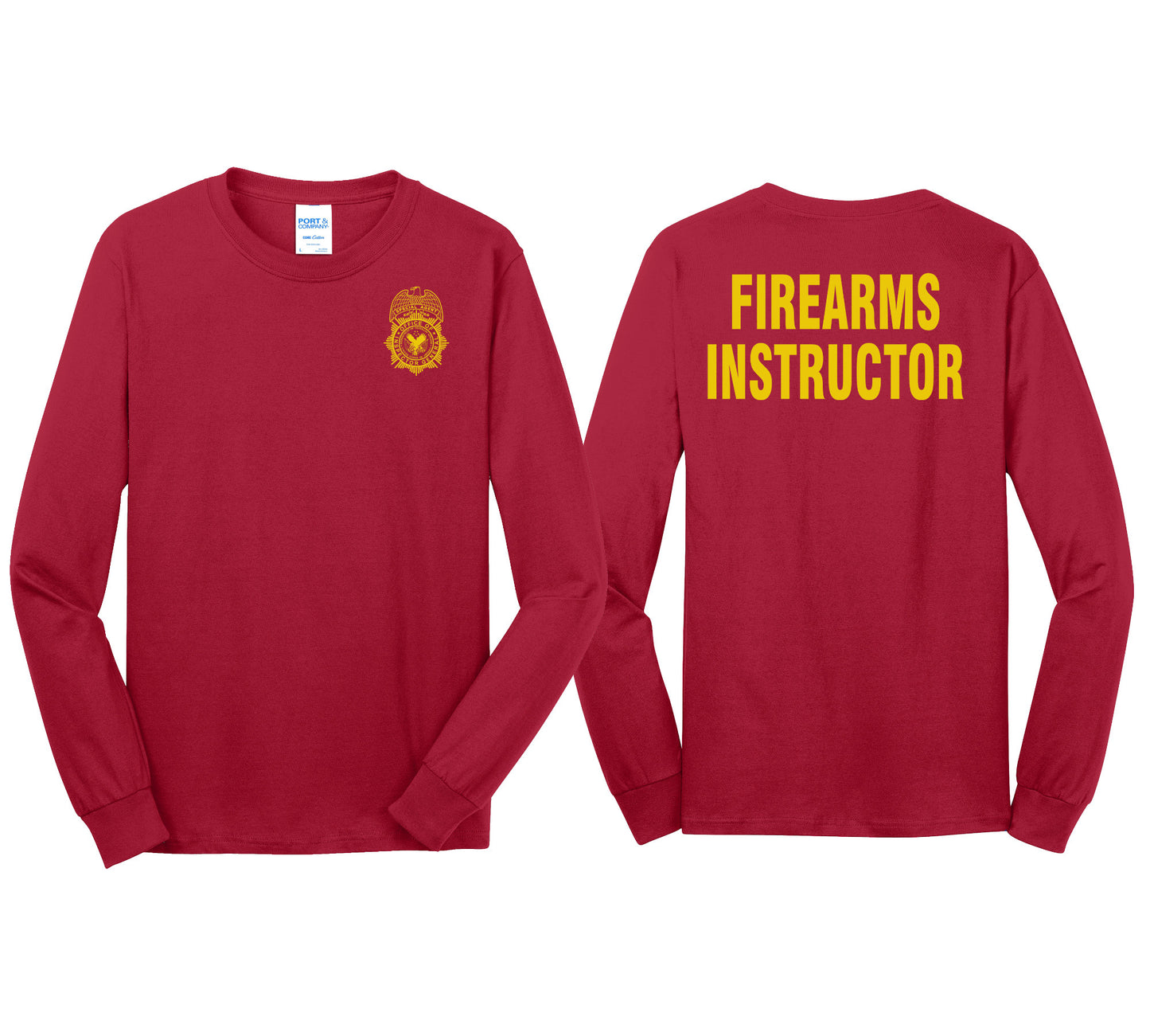 MEN'S VA OIG BADGE L/S CORE COTTON TEE-PC54LS