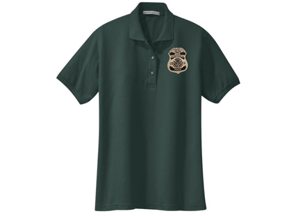 WOMEN'S DHS FPS BADGE PORT AUTHORITY POLO - L500