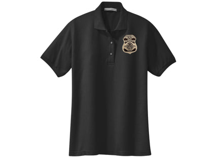 WOMEN'S DHS FPS BADGE PORT AUTHORITY POLO - L500