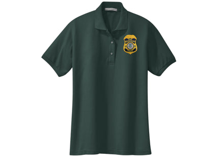 WOMEN'S DHS FPS BADGE PORT AUTHORITY POLO - L500