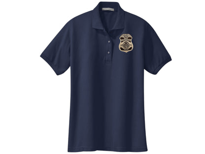 WOMEN'S DHS FPS BADGE PORT AUTHORITY POLO - L500