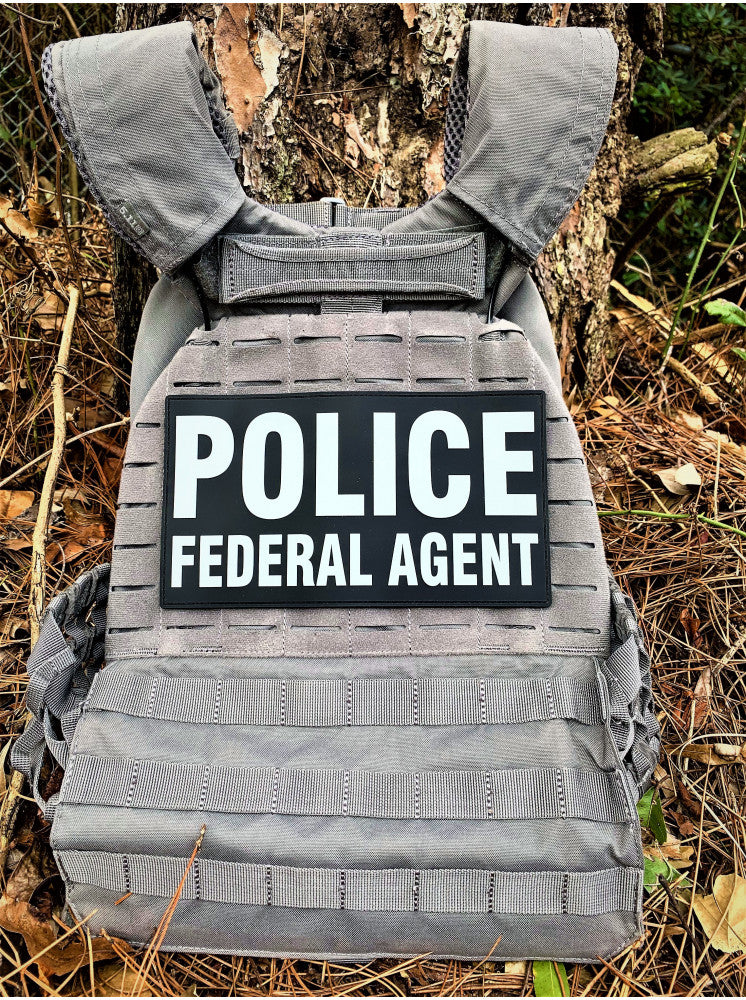 Agent Patch PVC POLICE FEDERAL AGENT PATCH SET (MORE COLORS AVAILABLE) – Sally's ...