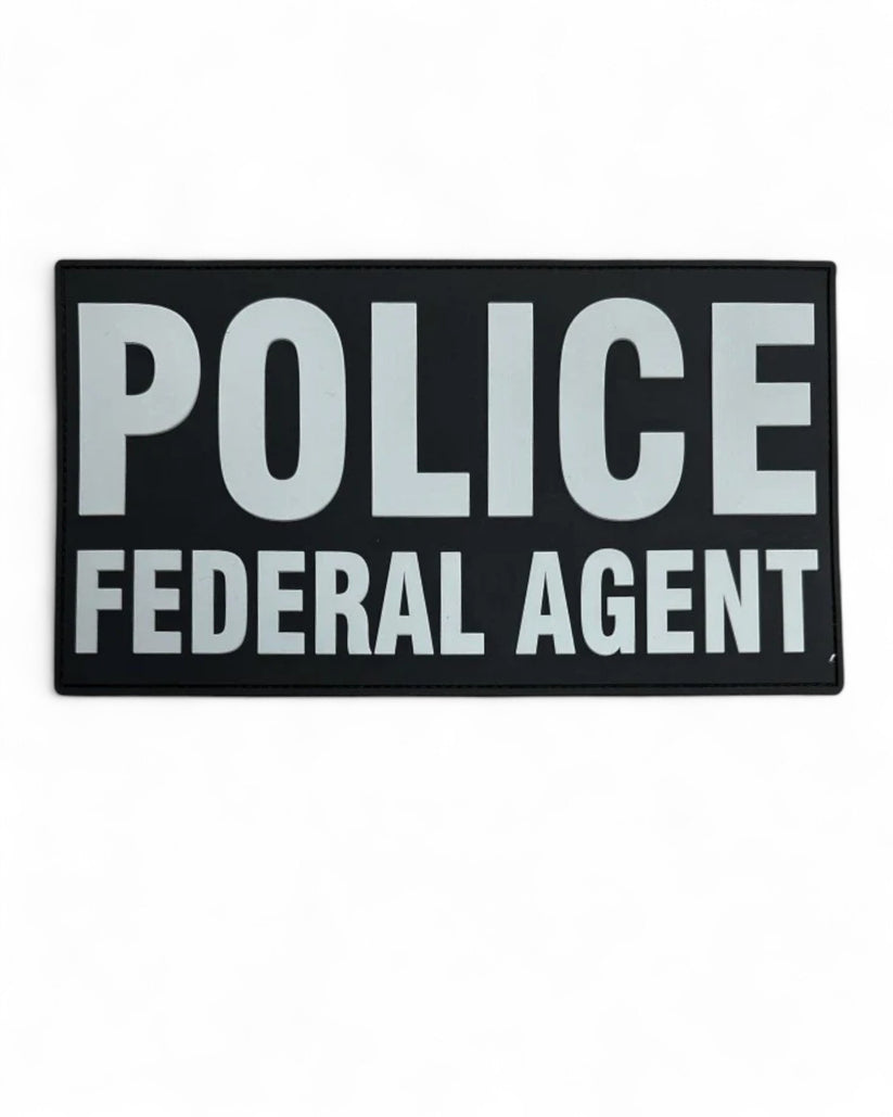 PVC POLICE FEDERAL AGENT PATCH 9X5 – Sally's Cop Shop