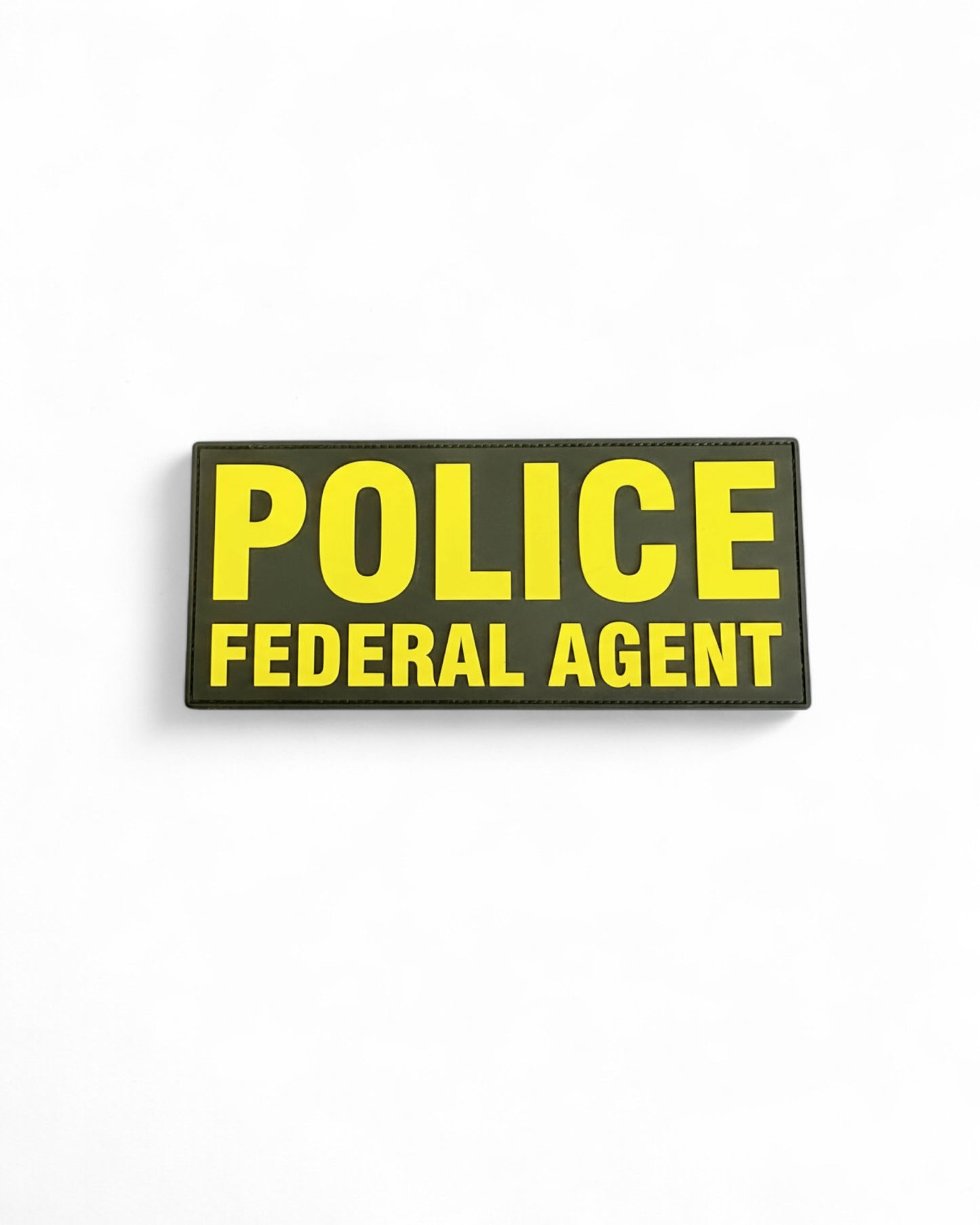 PVC POLICE FEDERAL AGENT 6X3 PATCH