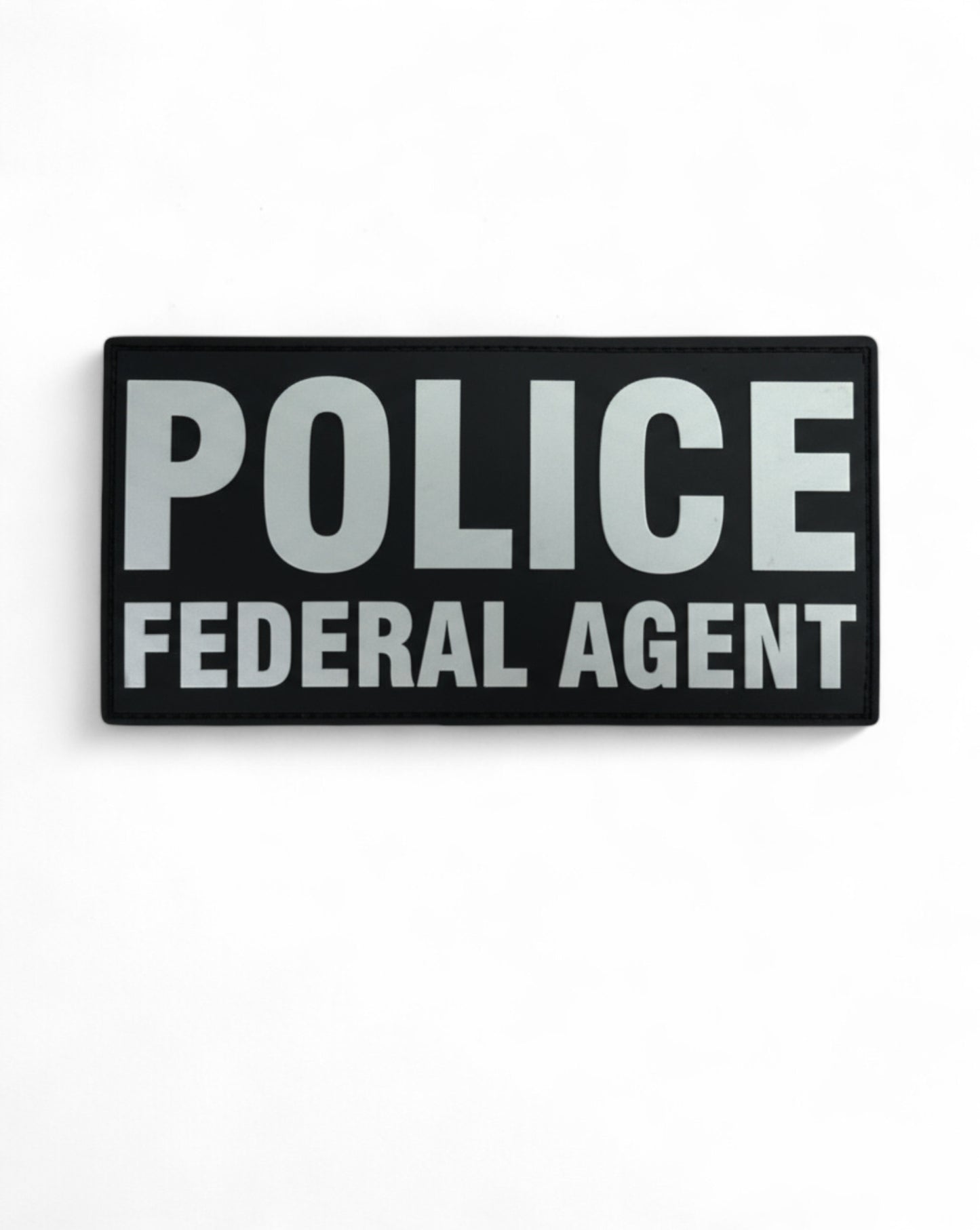 PVC POLICE FEDERAL AGENT 6X3 PATCH