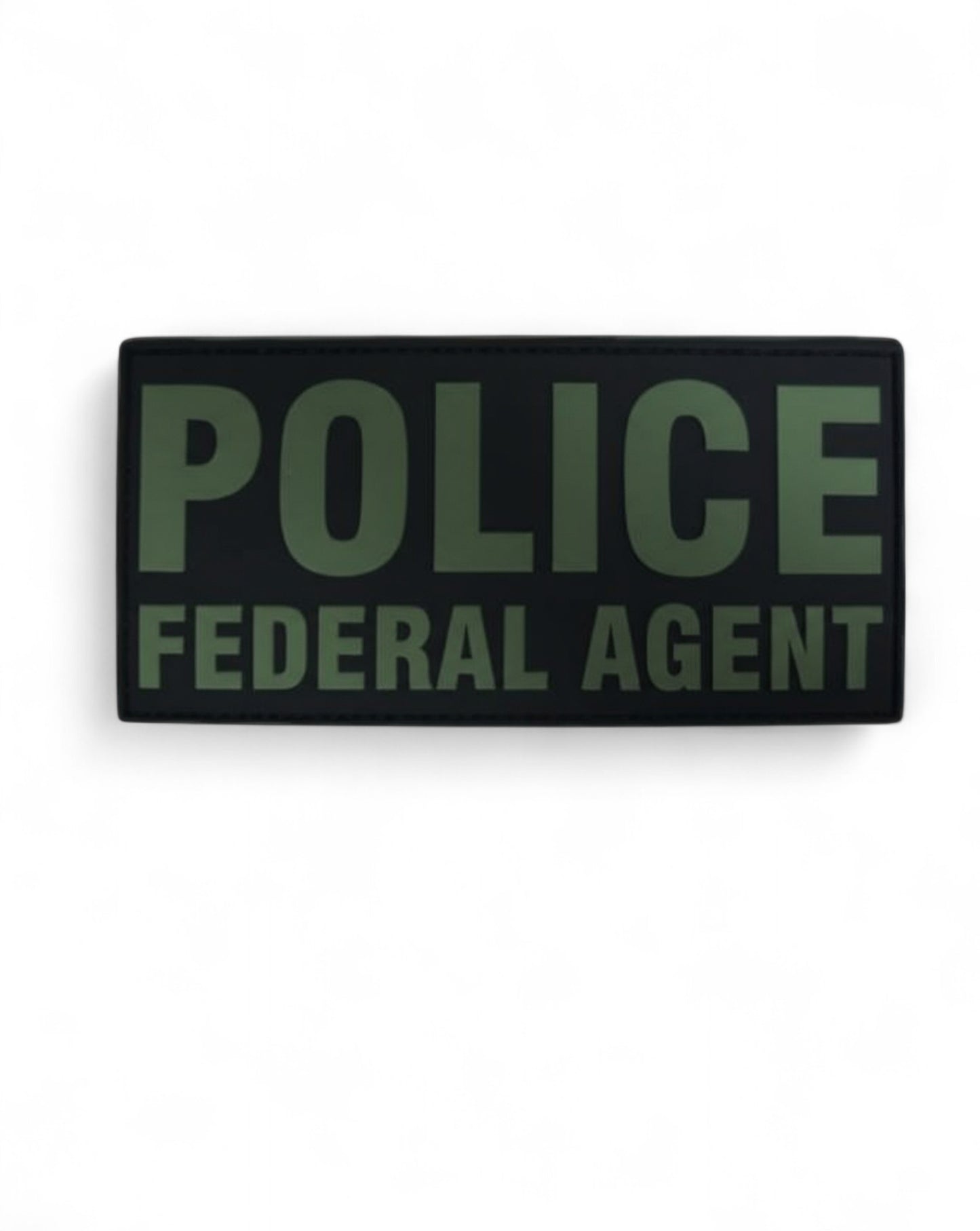PVC POLICE FEDERAL AGENT 6X3 PATCH