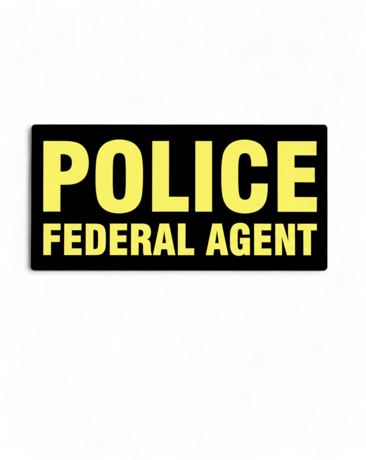 PVC POLICE FEDERAL AGENT 6X3 PATCH