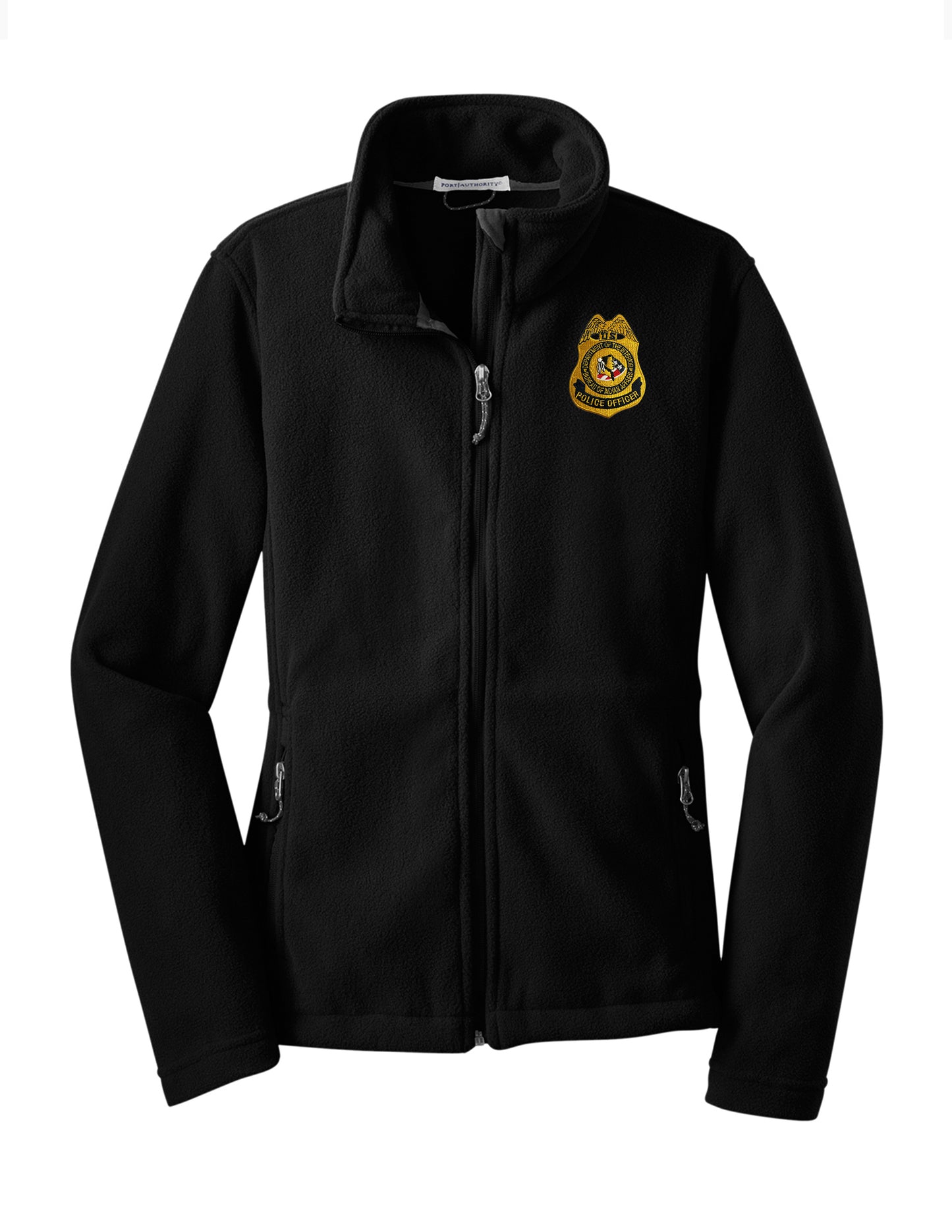 WOMEN'S BIA POLICE OFFICER BADGE FLEECE JACKET-L217