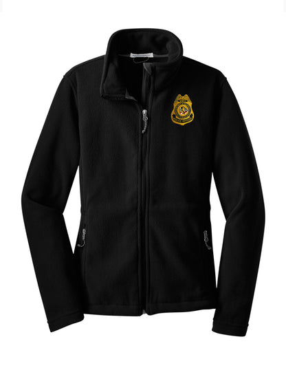 WOMEN'S BIA POLICE OFFICER BADGE FLEECE JACKET-L217