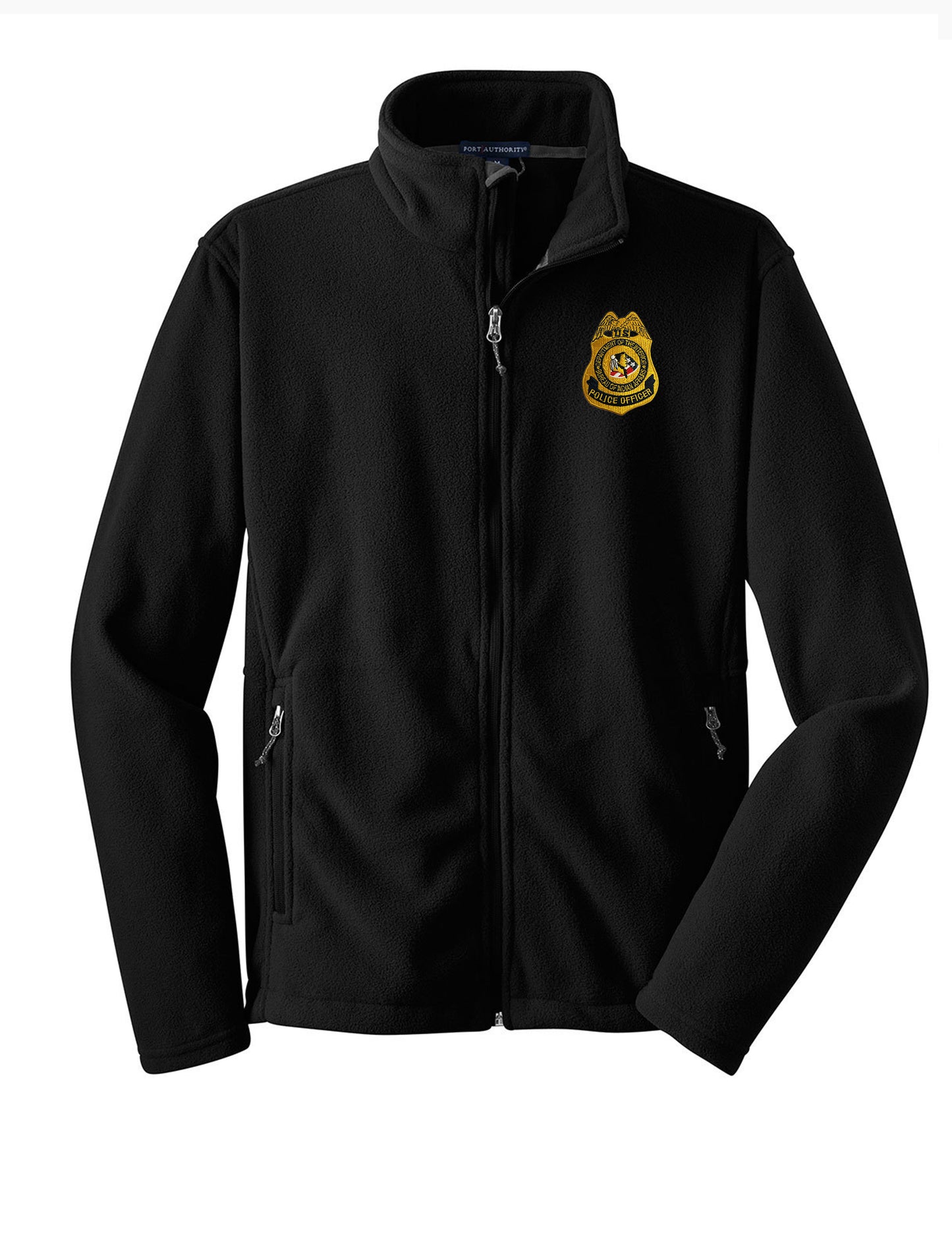 MEN'S BIA POLICE OFFICER BADGE FLEECE JACKET-F217