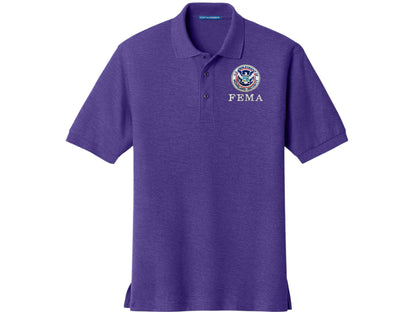 MEN'S FEMA BADGE PORT AUTHORITY POLO - K500
