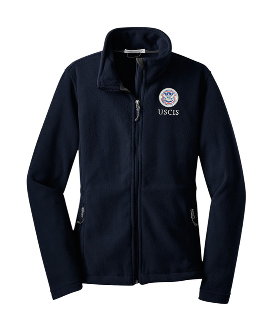 WOMEN'S USCIS FLEECE JACKET-L217