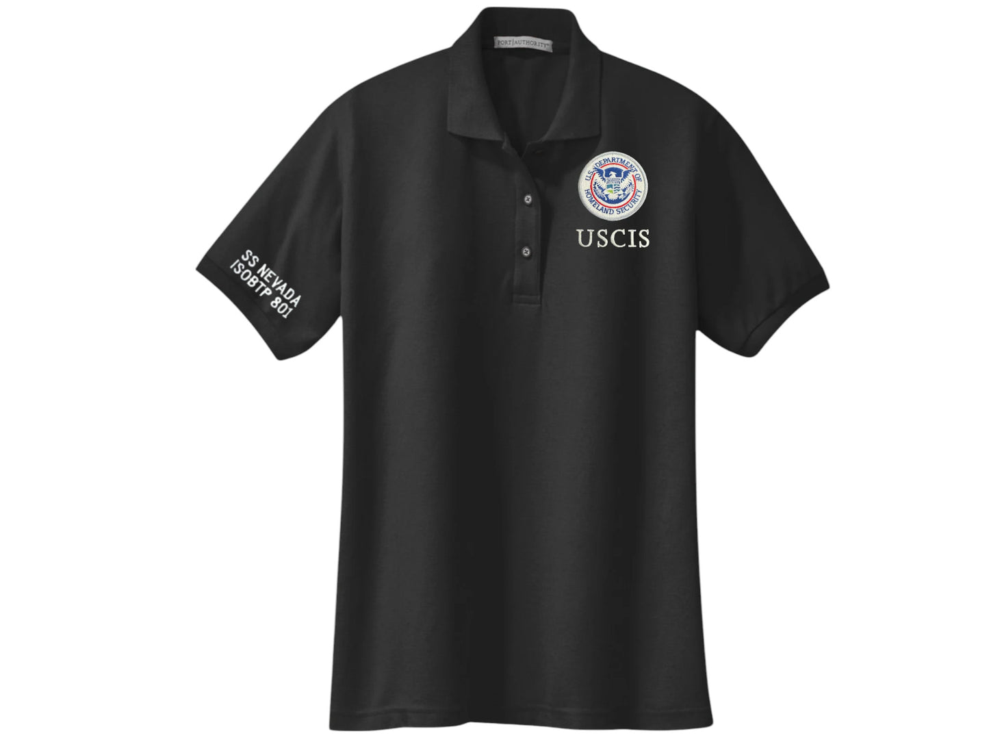 WOMEN'S USCIS CLASS PORT AUTHORITY POLO - L500