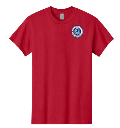 PRINTED INTERPOL WASHINGTON T-SHIRT HEAVY COTTON-5000