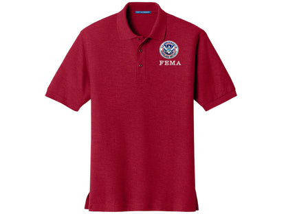 MEN'S FEMA BADGE PORT AUTHORITY POLO - K500