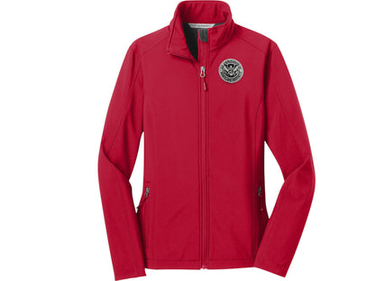 WOMEN'S SOFT SHELL JACKET DHS SEAL EMBROIDERED
