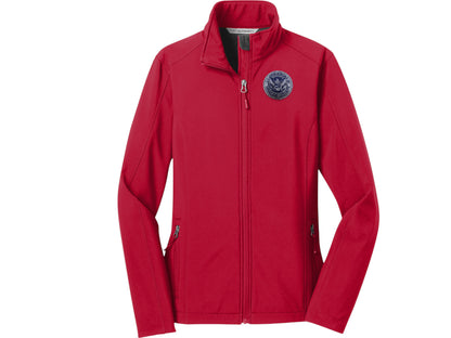 WOMEN'S SOFT SHELL JACKET DHS SEAL EMBROIDERED