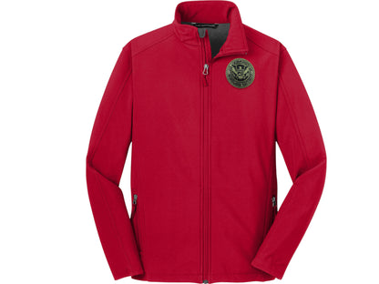 MEN'S SOFT SHELL JACKET DHS SEAL EMBROIDERED