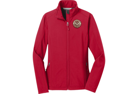 WOMEN'S SOFT SHELL JACKET DHS SEAL EMBROIDERED