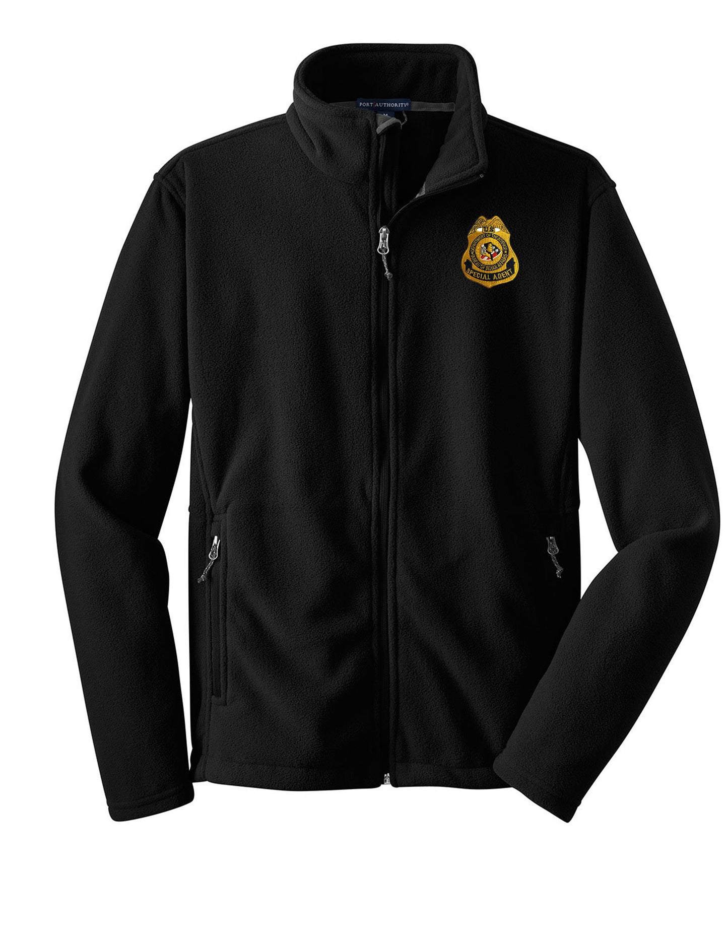 MEN'S BIA SPECIAL AGENT BADGE FLEECE JACKET-F217