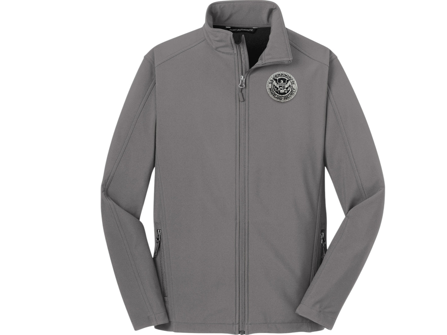 MEN'S SOFT SHELL JACKET DHS SEAL EMBROIDERED