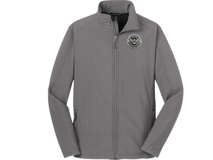 MEN'S SOFT SHELL JACKET DHS SEAL EMBROIDERED