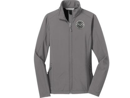 WOMEN'S SOFT SHELL JACKET DHS SEAL EMBROIDERED