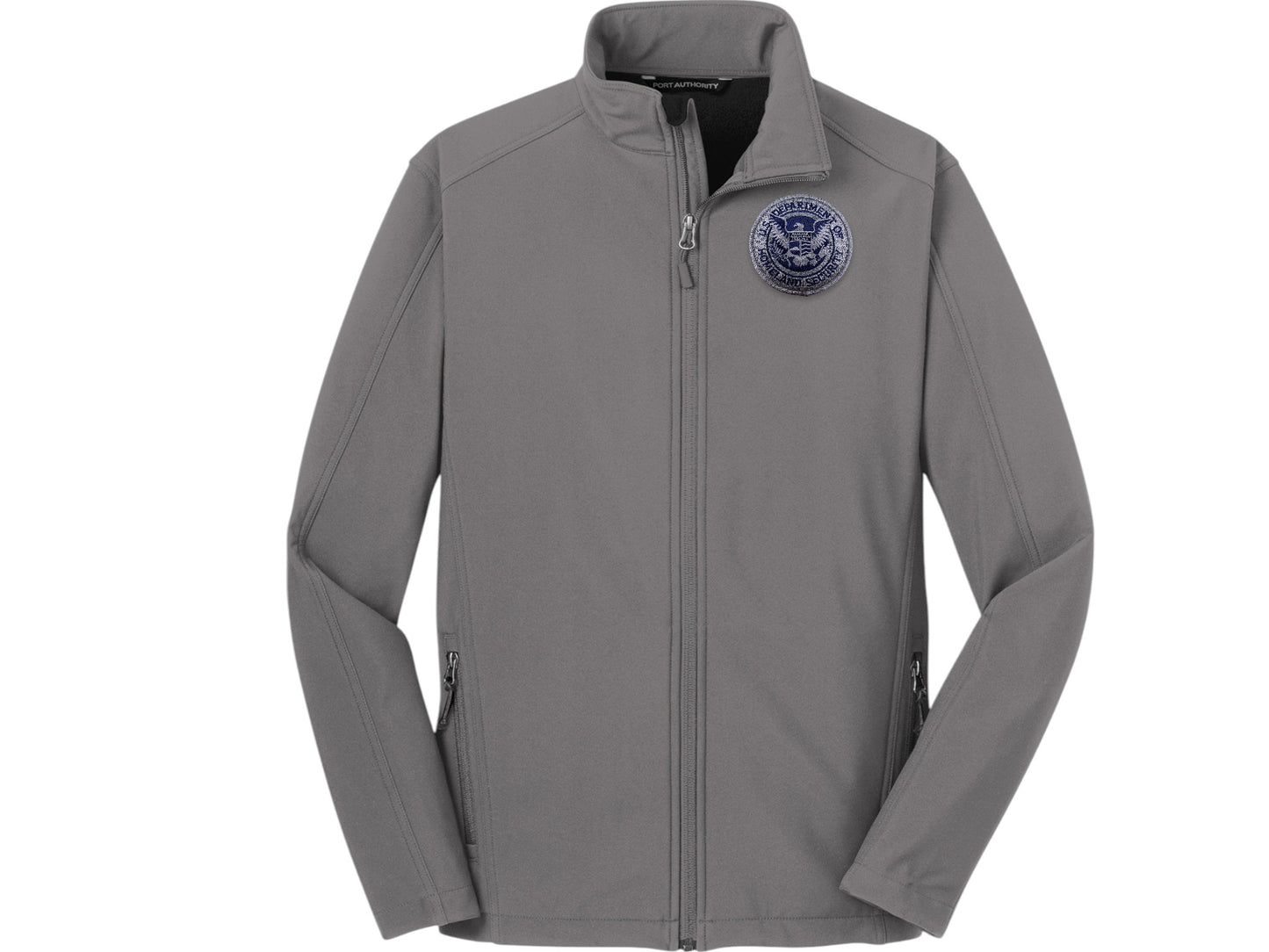 MEN'S SOFT SHELL JACKET DHS SEAL EMBROIDERED