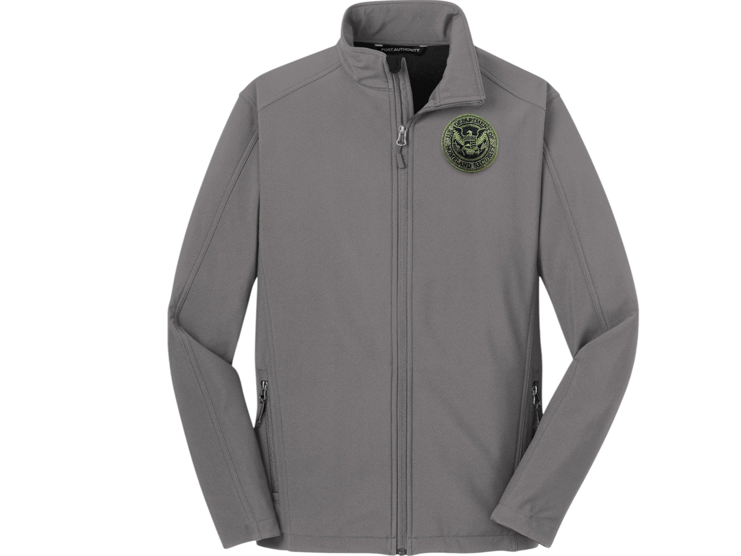 MEN'S SOFT SHELL JACKET DHS SEAL EMBROIDERED