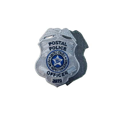 POSTAL POLICE OFFICER BADGE PATCH 3"