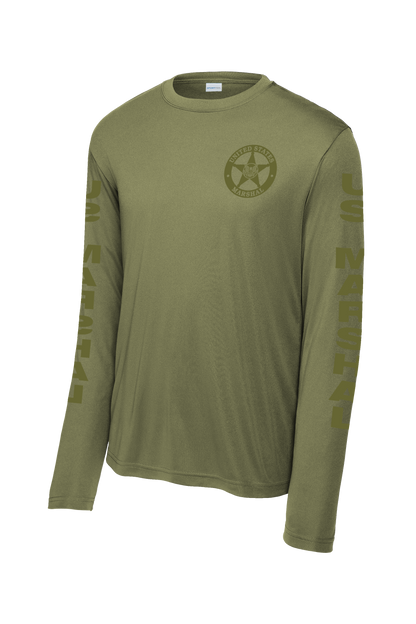 USMS MOISTURE WICKING CUSTOM RAID LONGSLEEVE SHIRT-ST350LS