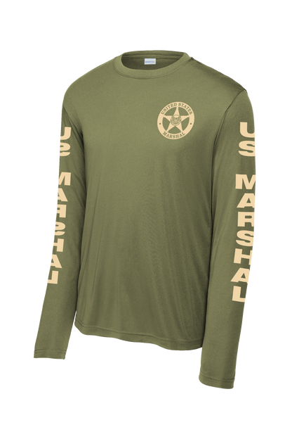 USMS MOISTURE WICKING CUSTOM RAID LONGSLEEVE SHIRT-ST350LS